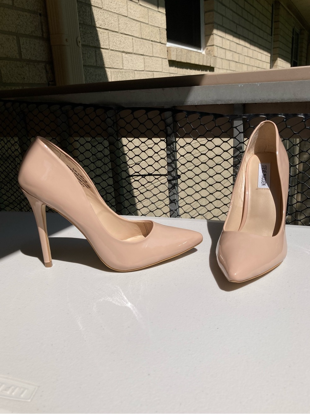 Steve Madden Nude Heels Neutral Colored Pumps Size 10